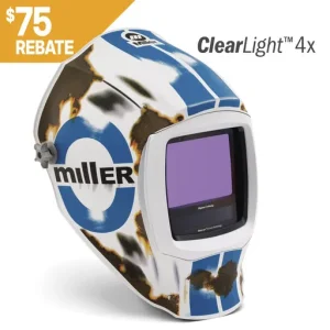 Miller Electric Digital Infinity Welding Helmet, Relic, ClearLight 4x | 296782