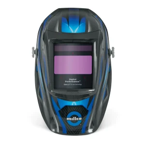 Miller Digital Performance Welding Helmet w/ Clear Light 4x, Carbon Edge – 299616