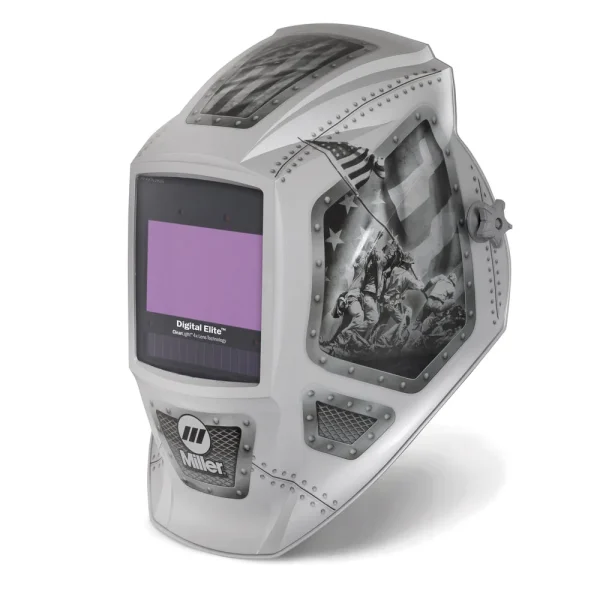 Miller Digital Elite Welding Helmet w/ Clear Light 4x, Forged in Freedom – 299617