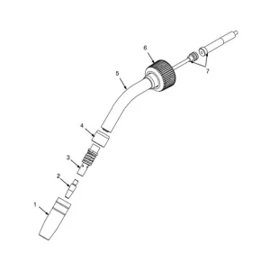 Miller Spoolmate 200 Curved Barrel Assy #300591