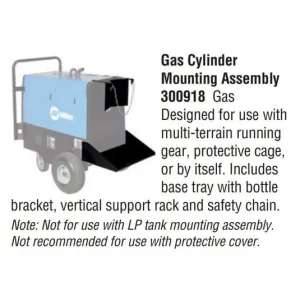 Miller Bobcat™/Trailblazer® Gas Cylinder Mounting Assembly #300918