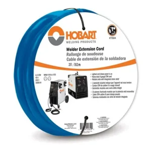 Hobart 230V 8/3 Extension Cord w/ 6-50 Ends, 25 ft – 770644
