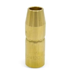Miller AccuLock™ MDX™ Small Thread-On Nozzle, 1/2″ Orifice, Flush Tip, Brass (2/pkg) #NS-M1200B
