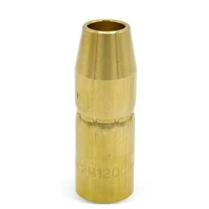 Miller AccuLock™ MDX™ Small Thread-On Nozzle, 1/2″ Orifice, Flush Tip, Brass (2/pkg) #NS-M1200B