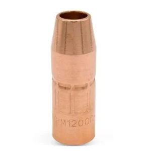 Miller AccuLock™ MDX™ Small Thread-On Nozzle, 1/2″ Orifice, Flush Tip, Copper (2/pkg) #NS-M1200C