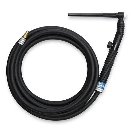 Miller Weldcraft A-125 Flex Valve, Rubber, 12.5Ft & 25 ft. TIG Welding Torch Package #WP-9FV-12-R, WP-9FV-25-R