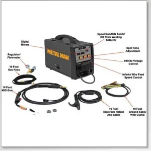Metal Man MMP220i DV Multi-Process 200i Dual Voltage MIG Welder