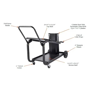 Metal Man Universal Welding Cart #UWC2