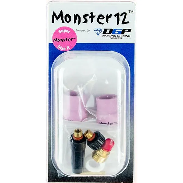 Diamond Ground Monster 12 TIG Nozzle Kit MN12-2-116D