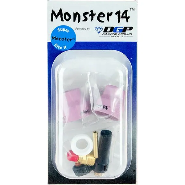 Diamond Ground Monster 14 TIG Nozzle Kit MN14-3-116D