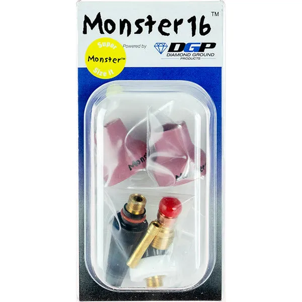 Diamond Ground Monster 16 TIG Nozzle Kit MN16-3-332D