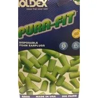 Moldex 6800 Pura-Fit Disposable Foam Earplugs (200 pairs)