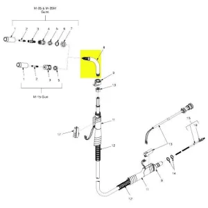 Miller Head Tube for M-25 Gun – 169731