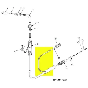 Miller Trigger Assembly Cord for M-25 – 227800