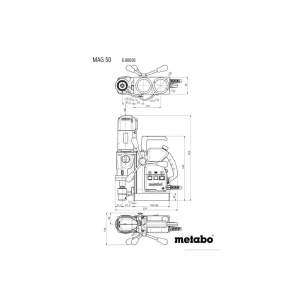 Metabo MAG 50 Magnetic Core Drill – 600636620