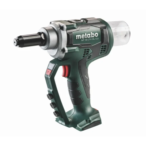 Metabo NP 18 LTX BL 5.0 Cordless Blind Rivet Gun – 619002890