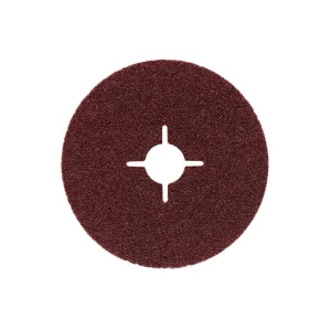Metabo Aluminum Oxide Resin Fiber Abrasive Disc, 7″ x 7/8″, 25/pk