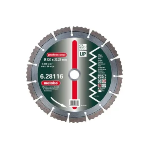 Metabo Diamond Cutting Disc, 230 x 2.5 x 22.23 mm – 628116000