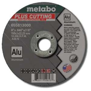 Metabo Plus-Alu Aluminum Cutting Wheels, 50/pk
