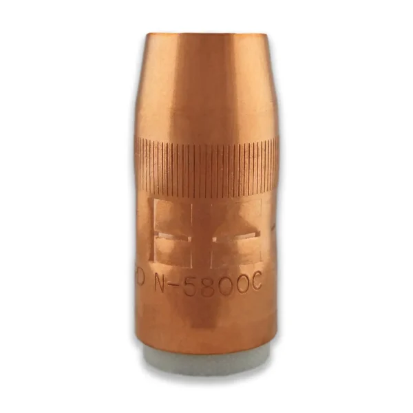 Bernard N-5800C Centerfire Thread-On Nozzle (Large), 5/8″ Bore, Flush Tip, Copper, 10/PACK