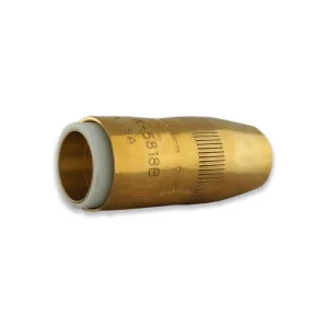 Bernard N-5818B Centerfire Thread-On Nozzle (Large), 5/8″ Bore, 1/8″ Recess, Brass, 10/PACK