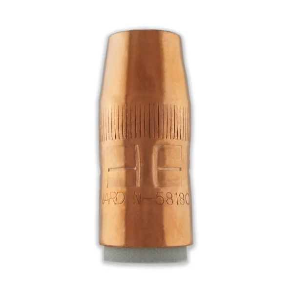 Bernard N-5818C Centerfire Thread-On Nozzle (Large), 5/8″ Bore, 1/8″ Recess, Copper, 10/PACK