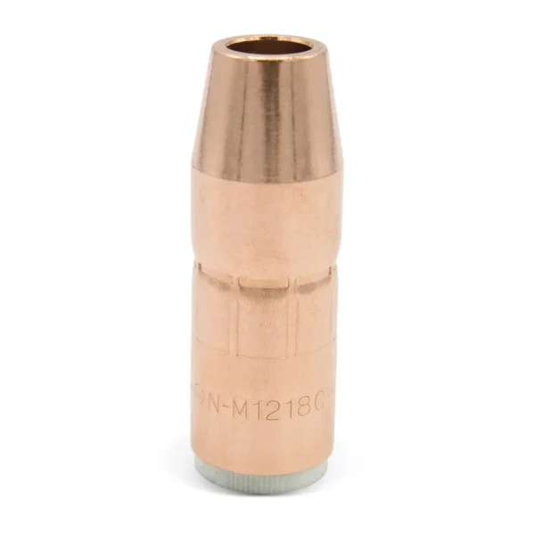 MILLER N-M1218C Standard Duty, Thread-On Nozzle, 1/2″ Orifice, 1/8″ Tip Recess, Copper