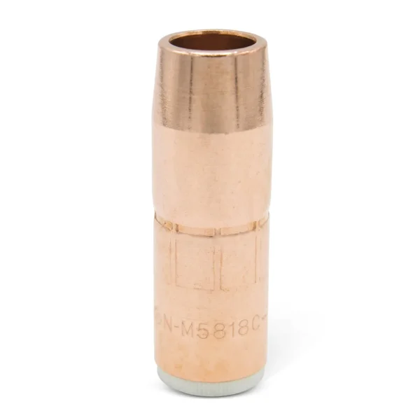 MILLER N-M5818C Standrard Duty, Thread-On Nozzle, 5/8″ Orifice, 1/8″ Tip Recess, Copper