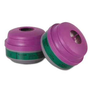 Honeywell North Combo Gas and Vapor P100 Cartridges, Ammonia/Methylamine, 2/pk – 7584P100