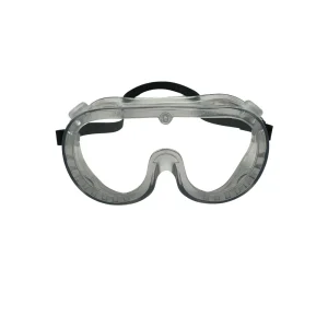 Nasco Protective Goggles, Clear/Clear, PVC, Chemical Resistant, Indirect Vent – 2230R