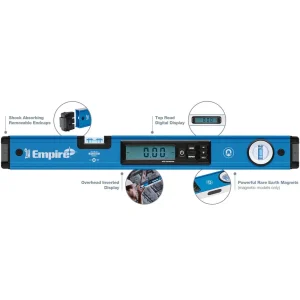 Empire True Blue 24″ Digital Box Level w/ Case – E105.24
