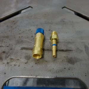Western Hose to Machine Inert w/ Check Valve – QDB34
