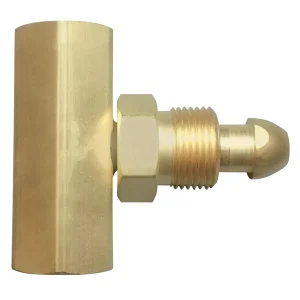 Western Manifold Brass Coupler Tee, Argon/Helium/Nitrogen – 312-T-92