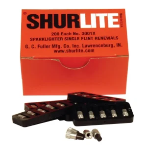 Shurlite 3001X Replacement Flints, 200/pk – 3001X