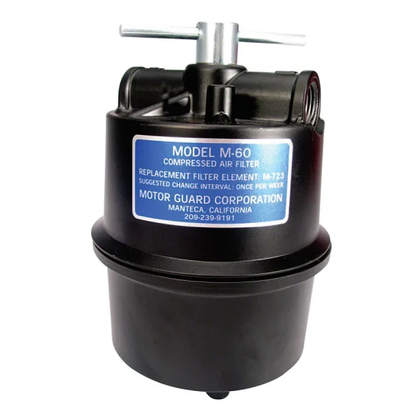 Motorguard Compressed Air Filter 1/2″ Npt, Sub-Micronic – M-60