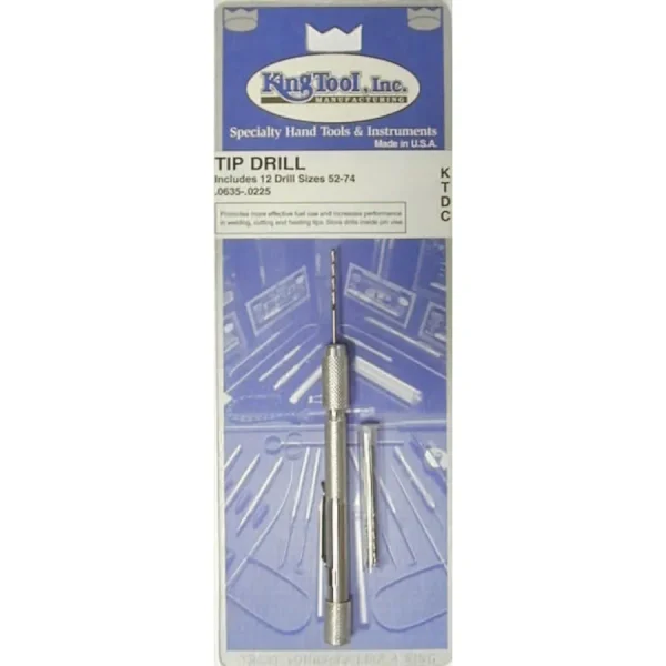 King Tool Tip Drill Set, #52-74 – KTDC