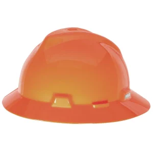 MSA V-Gard Brimmed Hard Hat w/ Fas-Trac Suspension, Non-Slotted – 10021292