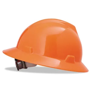 MSA V-Gard Brimmed Hard Hat w/ Fas-Trac Suspension, Non-Slotted – 10021292