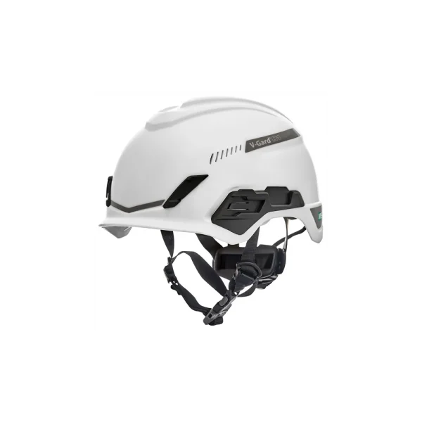 MSA V-Gard H1 Safety Helmet, Trivent w/ Fas-Trac III Pivot Headgear – 10194783