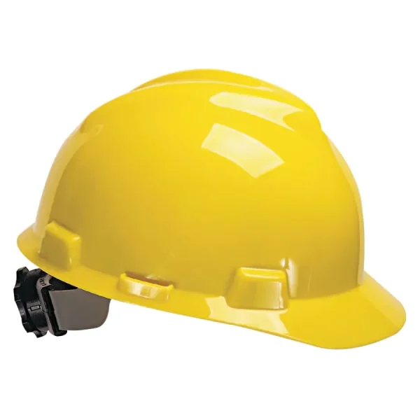 MSA V-Gard Hard Hat w/ Fas-Trac III Suspension, Slotted – 475360