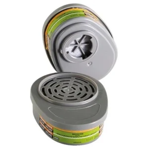 MSA Advantage Respirator Cartridge, Chlorine/Mercury Vapor, Mersorb, 2/pk – 815361