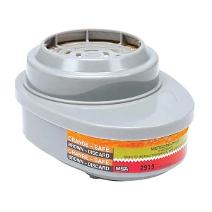 MSA Advantage P100 Respirator Cartridge, Chlorine, Mercury Vapor, Mersorb, 2/pk – 815368