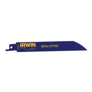 Irwin Reciprocating Saw Blade 6″ x 3/4″, 24 TPI, 5/pk – 372624P5
