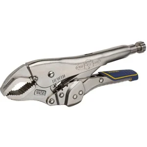 Irwin Curved Jaw Locking Pliers w/ Wire Cutter – IRHT82578