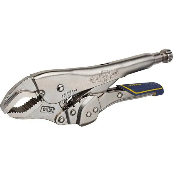 Irwin Curved Jaw Locking Pliers w/ Wire Cutter – IRHT82578