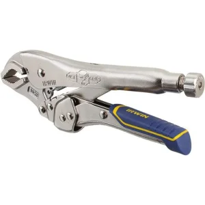 Irwin Curved Jaw Locking Pliers w/ Wire Cutter – IRHT82578