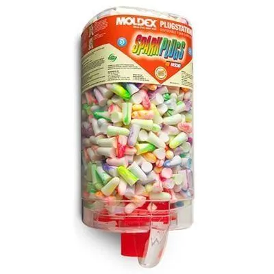 Moldex Sparkplugs Ear Plugs with Dispenser #6645