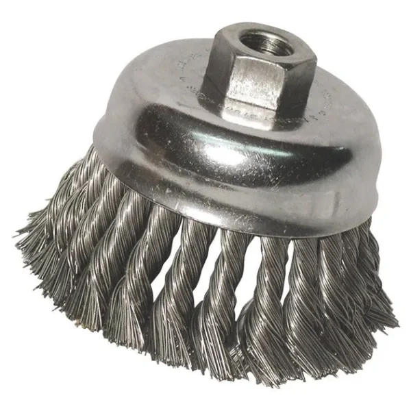 Anchor 3″ Carbon Steel Wire Knot Cup Brush (102-R3KC58)
