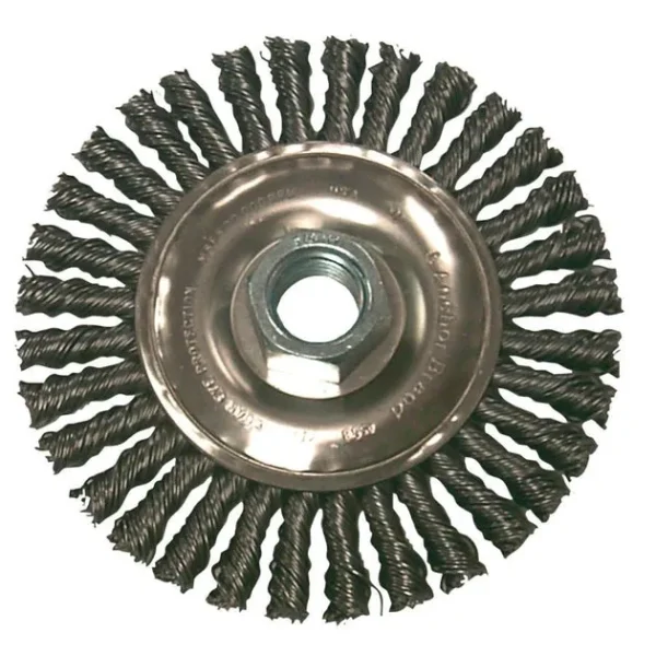 Anchor 4″ Carbon Steel Wire Knot Wheel Brush – R4S58
