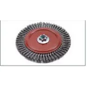 Norton Full Cable Twist Knot Wire Wheel Brushes 4-1/2 x .020 x 5/8-11 Pkg 6